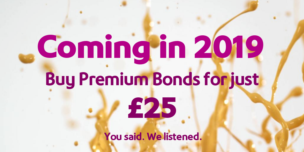 Good news for Premium Bonds savers as lower minimum investment and